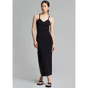 NANUSHKA NOA KNIT DRESS - BLACK